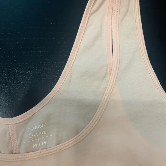 Old Navy Medium Women's Light Peach Tank Top - Picture 3 of 3